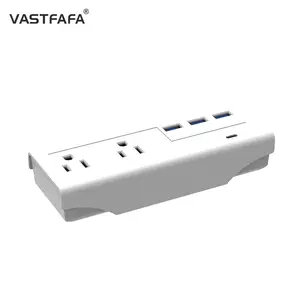 Vastfafa Portable Adaptor Usb Extension Power Socket High Quality Household Wall Power Strip 2 Ac 3 15 Customized 125 No 1 Korea 15 AMP