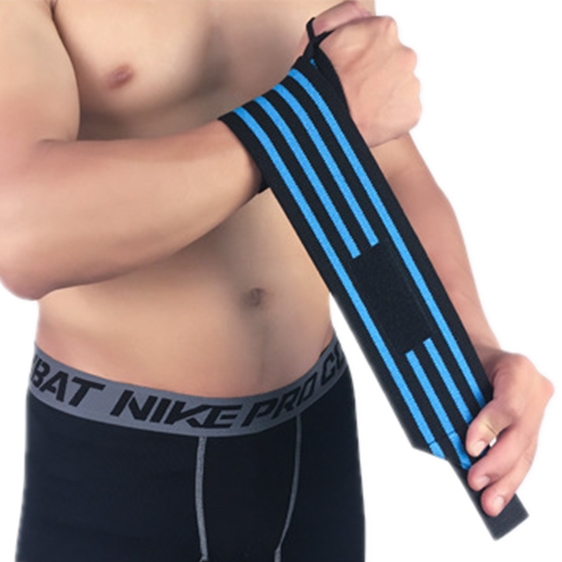 Лидер продаж, недорогая поддержка запястья для тяжелой атлетики, эластичный ремешок для поддержки запястья с большими петлями для силовой атлетики