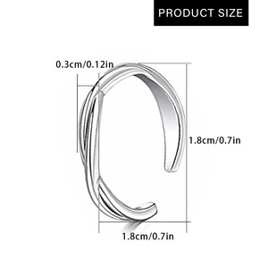 Stainless Steel Adjustable Toe <b>Rings</b> for Women Plated 18k Gold Jewelry <b>Open</b> Foot <b>Ring</b> Set Various Types Band Beach Girls - Product Image 6