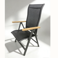 Chaise pliante en métal moderne, imperméable, légère, confortable, peu encombrante, empilable, écologique, pour l'extérieur, le jardin, la salle à manger, l'hôtel