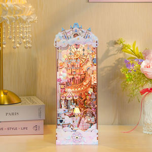 Tonecheer Sweet Dream Magic Wand Mode Book Nook Kit Ilumina la casa de muñecas Sweet Fairy Tale DIY Puzzle TQ145 - Product Image 6