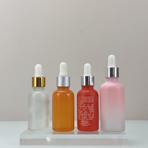 Cosmetic Eye Essential Oil Glass <b>Bottle</b> Luxury Customized Frosted 15ml 30ml 50ml 100ml Facial Serum Oil Skin Care <b>Bottle</b> - Product Image 3