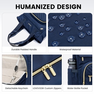 Zaini da <span class=keywords><strong>Donna</strong></span> di Lusso LOVEVOOK all'Ingrosso Borse Firmate da Ragazza per Scuola Viaggio Lavoro <span class=keywords><strong>Zaino</strong></span> Porta PC da 15.6 17 Pollici - Product Image 5