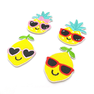 Bán Buôn Dễ Thương Và Vui Vẻ 3D Chenille Thêu Các Bản Vá Lỗi DIY Trẻ Em Trang Trí Chanh Vá Thêu Phim Hoạt Hình Trái Cây Các Bản Vá Lỗi - Product Image 6