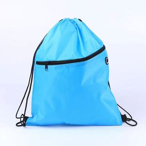 Bestseller YHD Sport Polyester Kordelzug-Rucksack mit Logo Umweltfreundlich & Langlebig 90G Leichtgewicht als Geschenk - Product Image 3