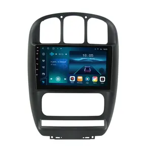 Krando Android12.0フルタッチオートカーラジオDodge Caravan Chrysler Voyager2000-2007内蔵ワイヤレスCarplay WIFI 4G