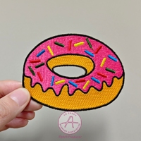Patch de broderie en tissu personnalisé crochet et boucle thermocollants à coudre bordure découpée à chaud