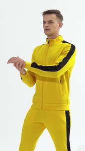 2022 <strong>Customized</strong> Men's Tracksuits Solid Color Long Sleeve Sportswear Men's Jogging Two-piece Outdoor Track <strong>Suit</strong> - Product Image 2