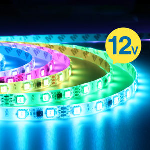 Tira de LED WS2811 Negra de 16.4 pies, Impermeable, Direccionable, 2811 Píxeles LED, 12V RGB, Color de Ensueño Mágico, Multicolor, 300 LED - Product Image 5