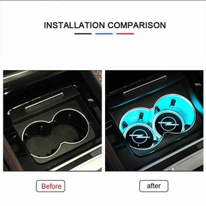 Đèn Led Lót Ly Nước Thủy Tinh Hình Dán Cho Opel Astra J Corsa D Astra K Vectra B Insig Phụ Kiện - Product Image 2