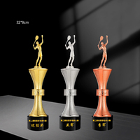 Offre Spéciale Badminton Trophée Sport Crystal Award Badminton Cup Badminton Craft