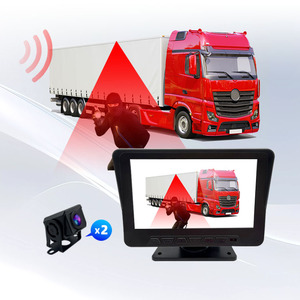 Système de caméra pour camion Wemaer, caméra de recul, moniteur LCD 7 pouces, 2 caméras, étanche IP68, vision nocturne pour bus, camionnette, camping-car, vue arrière - Product Image 1