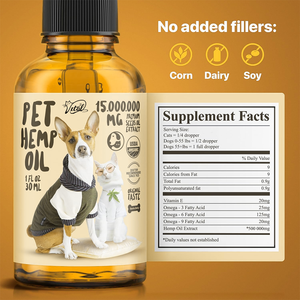 Charlie Buddy Hennepolie Hondensupplement-Heup/Gewricht En Huid Gezondheidsangst Verlichting Omega3 6 9 Vitamines B C E-DROPS Voor Immuunondersteuning - Product Image 5