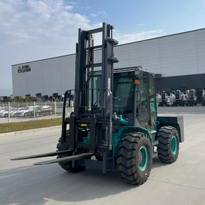 マルチテレイン4WD 3.5-<span class=keywords><strong>6</strong></span>トンフォークリフト内部燃焼4x4建設・採掘現場用 - Product Image 1