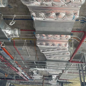 HVAC cách nhiệt sợi thủy tinh ban Ống phải đối mặt với FSK hoặc mô thủy tinh màu đen trên một mặt được sử dụng cho cách nhiệt bên ngoài - Product Image 4