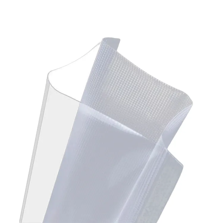 Sacs sous vide texturés personnalisés Sacs d'emballage en plastique transparents en relief sous vide pour le stockage des aliments
