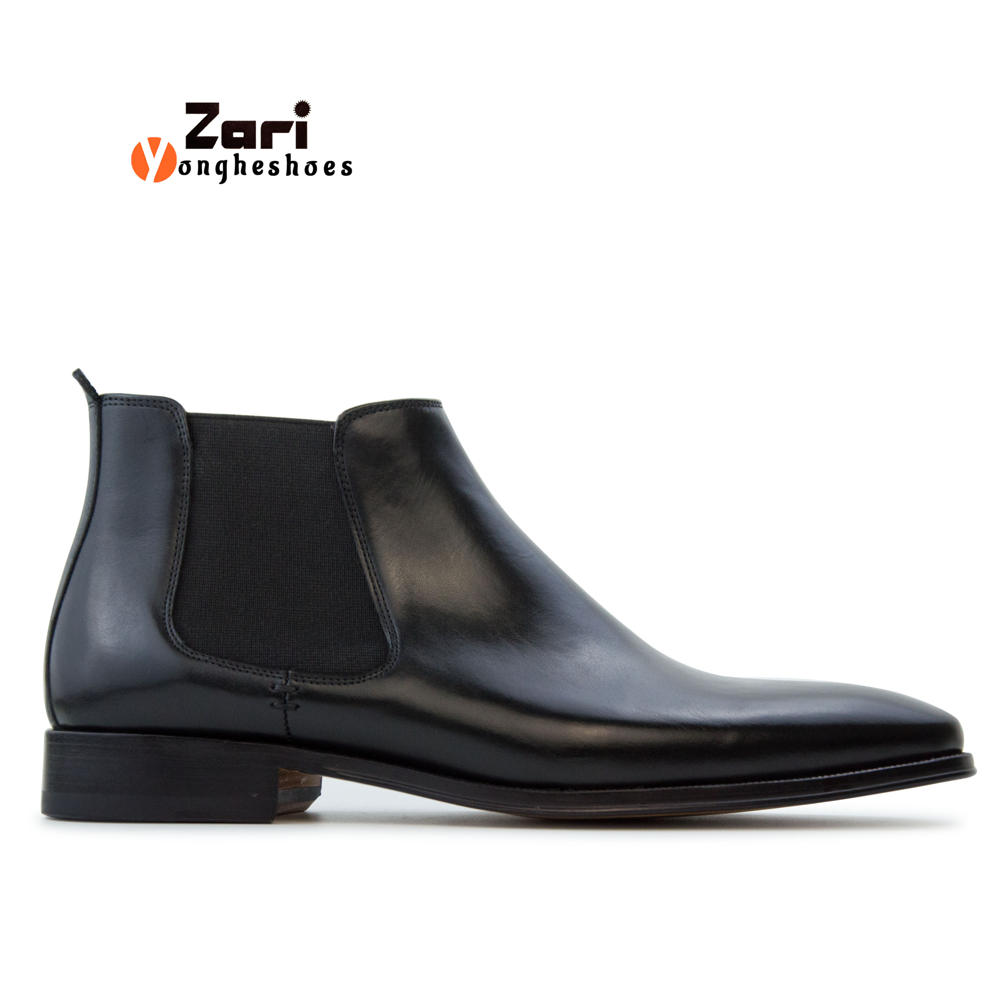 Hot Sale Classic Products Hand Made Italian Genuine Leather Chelsea Boot Men's Dress Shoes For Men