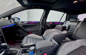 Kit d'éclairage d'ambiance 64 couleurs LED pour grille d'aération, rétroéclairage de tableau de bord, accessoires intérieurs pour VW Golf 7 7.5 - Product Image 5