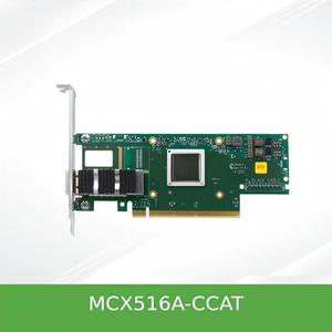 การ์ดเครือข่าย MCX516A-CCHT พอร์ตคู่ QSFP28 100G PCIe3.0 X16 ความหน่วงต่ำสำหรับศูนย์ข้อมูล คอมพิวติ้งบนคลาวด์สมาร์ทเอ็นไอซีประสิทธิภาพสูง - Product Image 1