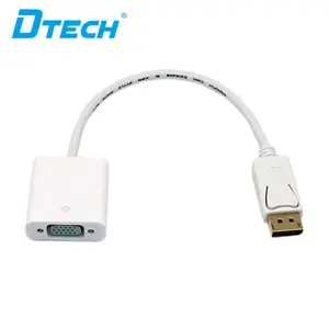 适用于电脑显示器投影仪的DTECH Dp至Vga HDMI 1080P Displayport至VGA端口适配器转换器电缆