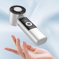 Ventilateur portable mini rechargeable XKC 2026 199 vitesses 3600mAh USB compatible voiture, moteur sans balais, pliable, refroidissement par glace, certifié CE