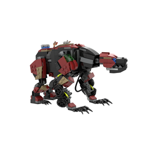 Funbuild Mecha Briques Jouets <span class=keywords><strong>Jeu</strong></span> Vidéo Série MOC-184219 Fireclaw Toys Robot Briques Modèle Ensemble Éducatif - Product Image 4