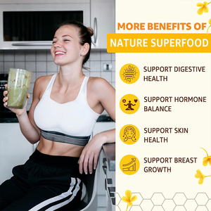 Gummies biologiques Ausreson au <span class=keywords><strong>pollen</strong></span> <span class=keywords><strong>d</strong></span>'<span class=keywords><strong>abeille</strong></span>, supplément de santé en gros, 1000mg, avec gelée royale et miel - Product Image 6