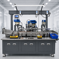 Ligne de fabrication automatique de stylos avec alimentation, assemblage, comptage et tri
