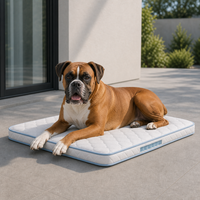 Cabin Porch Sunset Hundebettmatratze mit flachem Einstieg, gesteppter Schlafoberfläche, Outdoor-Haustierkissen für große Hunde