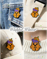 Maßgefertigtes Anime-Engel-Abzeichen aus Zinklegierung mit Schwarz-Nickel-Finish, Trendiges Tier-Design, Modisches Metall-Handwerksabzeichen für Abschlussfeier & Halloween