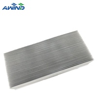 Guangdong Amplifier GPU Led 60 Watt 100W 400W Heatsink Pendingin 140Mm Pin Aluminium Skive Fin Igbt Penghilang Panas Presisi Terikat