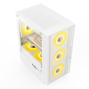 Nueva Carcasa para <span class=keywords><strong>PC</strong></span> Gaming MicroATX OEM en Oferta con Panel Frontal de Malla y Panel Lateral de Vidrio Templado, Construcción de Metal y Plástico de Torre Media - Product Image 2