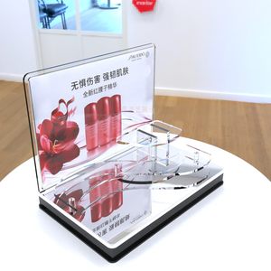 Acrylic Cosmetic <b>Display</b> <b>Stand</b>, Movable Countertop Makeup Organizer for Live Stream & Retail - Product Image 2