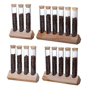 Frasco de Vidrio Clásico Hecho a Mano para Muestras de Té y Café - Tubo Exhibidor de 150ml para Almacenamiento en Cocina, Hogar, Tienda de Té con Leche, Bar, Frasco Sellado - Product Image 3