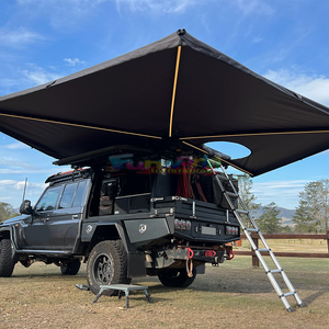 Auvent de toit latéral OEM pour voiture, tente de toit 180/270 degrés, auvent de <span class=keywords><strong>camping</strong></span>-<span class=keywords><strong>car</strong></span> 4x4 270 degrés autoportant avec éclairage LED - Product Image 3