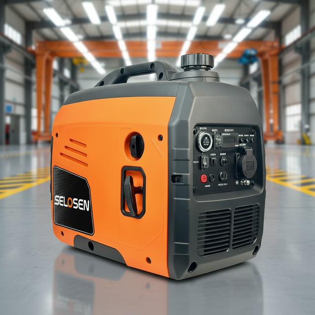 SELOSEN Portable 2000W Inverter Dynamo Generator Single Phase 2.2KW AC 220V CE Certified 60Hz Frequency