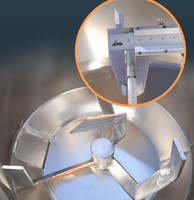 Mélangeur vertical de ruban de laboratoire de mélangeur de poudre d'acier inoxydable