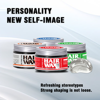 Gel coiffant pour cheveux en pâte mate de 120 ml, marque privée OEM, cire pour cheveux en argile pour hommes