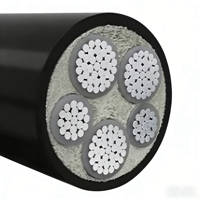 Câble d'alimentation basse tension YJLV-0.6/1KV à conducteur en aluminium, isolation XLPE, gaine en PVC pour les mines, les centrales électriques et la construction