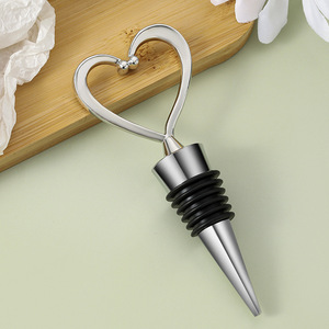 Heart Shaped <b>Wine</b> <b>Stopper</b> Metal Sealing Bottle Plug For Wedding Party Gift - Product Image 2
