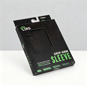 Boîtes de présentation en gros avec fenêtre transparente pour bonnets de douche, boîtes à suspendre en papier pour l'emballage des chaussettes, impression avec pelliculage mat - Product Image 1