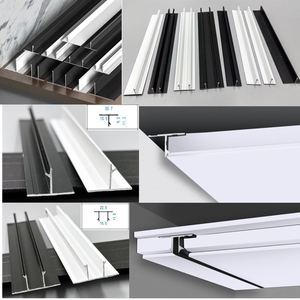 Prix de gros T15 profilé de <span class=keywords><strong>plafond</strong></span> <span class=keywords><strong>suspendu</strong></span> en aluminium bande de fermeture en forme de T bande de garniture de cloison sèche de <span class=keywords><strong>plafond</strong></span> <span class=keywords><strong>pour</strong></span> la décoration intérieure - Product Image 6