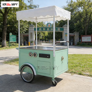 Carrito de Venta Ambulante de Comida Eléctrico de Fibra de Vidrio para Hoteles y Panaderías, Helados - Product Image 4