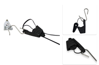 Klem Penjepit Kabel Optik Tipe S Aluminium yang Dapat Disesuaikan untuk FTTH Telecom, Klem Penjepit Kabel Drop, Aksesoris Kabel Optik, Solusi Sistem ADSS Turnkey