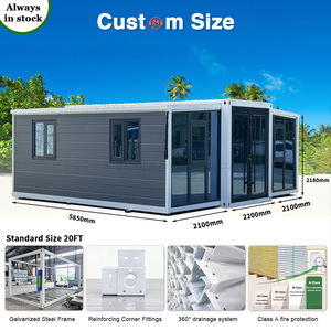 <span class=keywords><strong>Casa</strong></span> Modular Expandible <span class=keywords><strong>con</strong></span> Estructura de Acero Galvanizado de Alta Resistencia, Diseño Escalable, Oficina Móvil en Contenedor para Campamentos y Dormitorios - Product Image 2