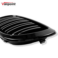 Calandre avant double lamelles noir brillant POUR BMW E46 Série 3 Berline 4 portes Touring 2002-2005 |   Grille de performance M3 Look
