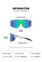 Vente en gros de lunettes de soleil de sport personnalisées Lentille photochromique polarisée UV400, coupe-vent pour le cyclisme et la course Style OEM tendance
