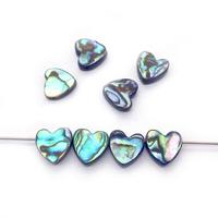 Perles de coquillages d'ormeaux en eau de mer naturelle, en forme de goutte d'eau, ovales, en forme de cœur, en étoile, rondes et carrées, pour la création de colliers et de boucles d'oreilles DIY