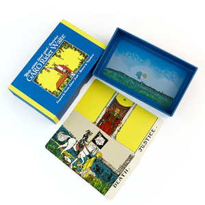 Caja con Tapa y Base para Cartas de <span class=keywords><strong>Tarot</strong></span> Horizontales con Guía, Impresión Personalizada al por Mayor, Mazo de Cartas de <span class=keywords><strong>Tarot</strong></span> Personalizadas - Product Image 3