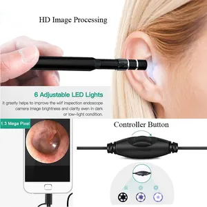 Timesiso Bán Hot Công Nghiệp Borescope Kiểm Tra Máy Ảnh Rắn USB Tai Kiến Soi Tai Cho Điện Thoại Thông Minh